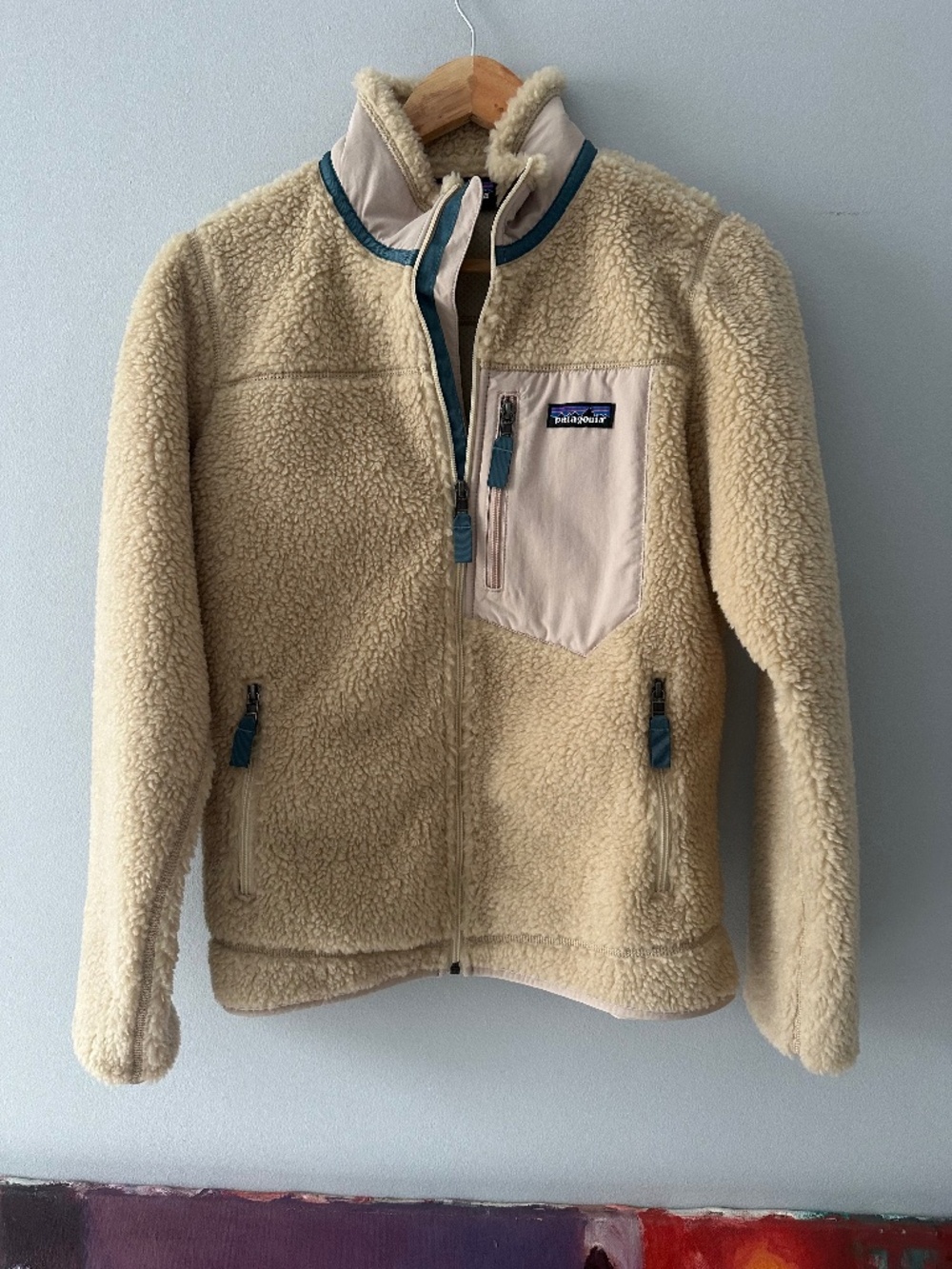 Patagonia Retro X Fleece Jacket Front Zip Size Small